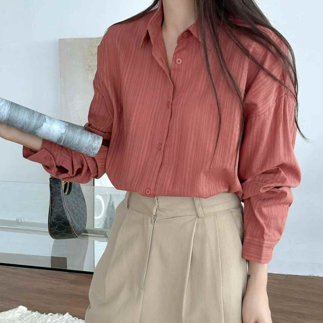 VERY GOOD直郵韓國代購女裝新品推薦休閑24秋冬襯衫蕾絲衫VERY GOOD襯衫/蕾絲衫