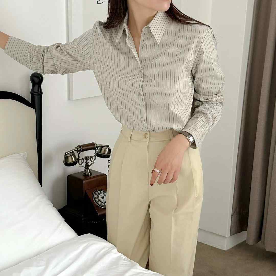 VERY GOOD韓國直郵女裝新品推薦時尚真品休閑職業襯衫蕾絲衫VERY GOOD襯衫/蕾絲衫