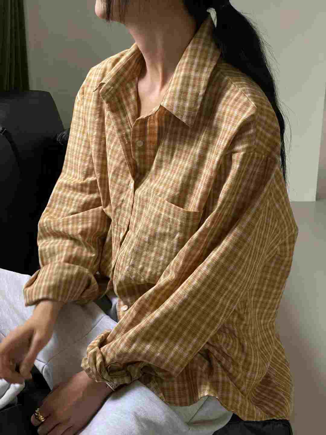 BABY PUSH韓國直郵東大門實拍女裝新品熱賣休閑襯衫蕾絲衫BABY PUSH襯衫/蕾絲衫