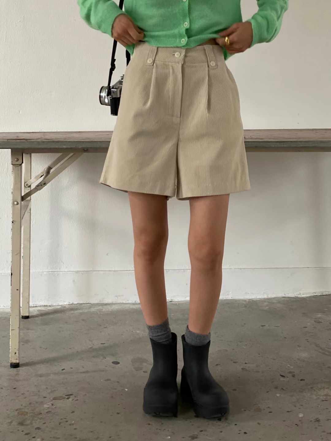BABY PUSH韓國直郵女裝新款職業時尚24秋冬推薦真品短褲BABY PUSH短褲