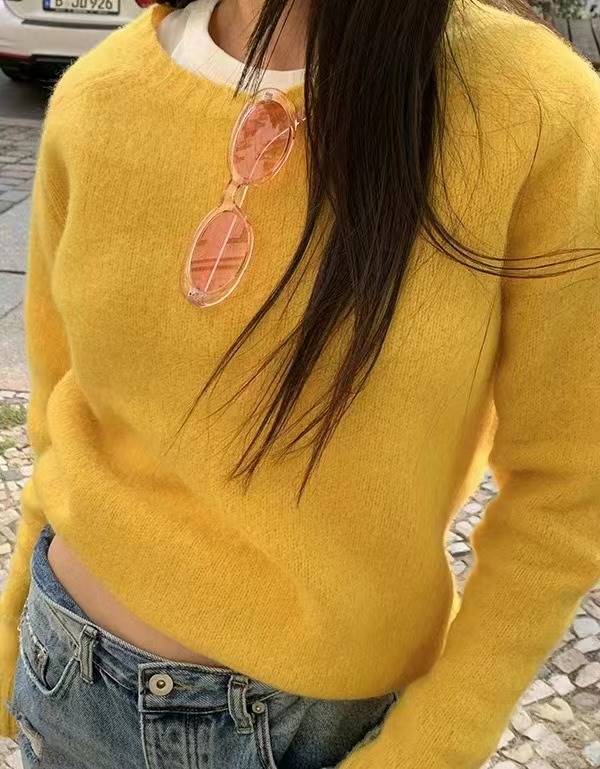 OMELET韓國直郵東大門實拍女裝新款熱賣職業24秋冬針織衫OHNLE針織衫