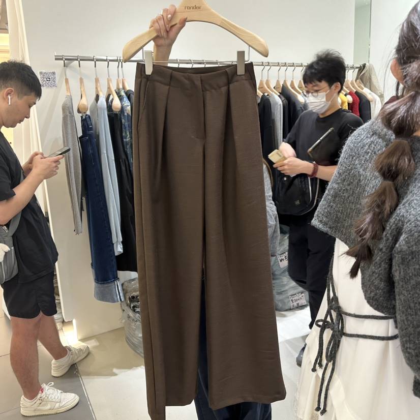 render韓國直郵女裝新款休閑人氣真品熱賣時尚職業休閑褲腰帶RENDER休閑褲