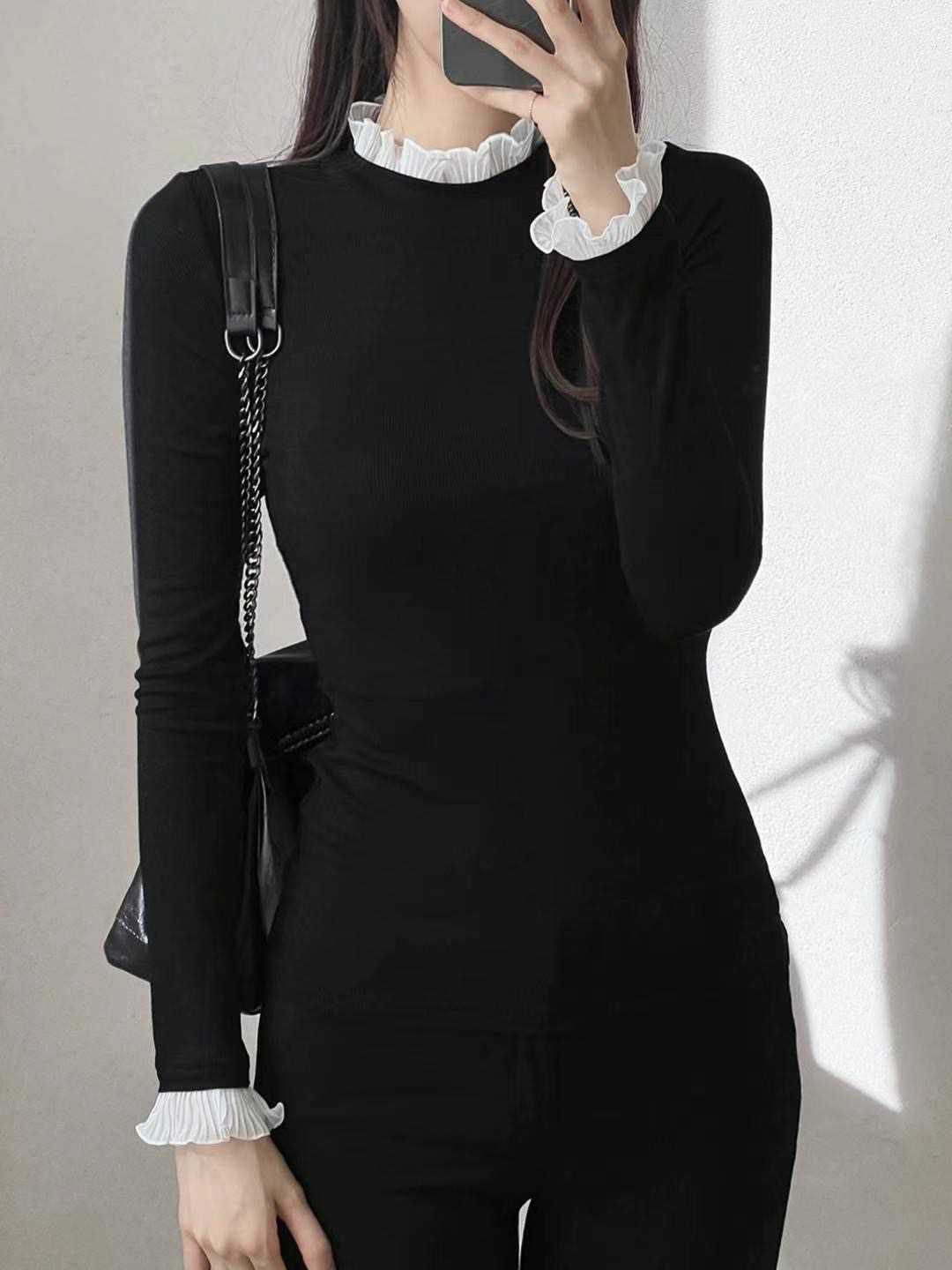 OZ韓國直郵東大門實拍女裝新款休閑推薦人氣熱賣真品針織衫OZ針織衫