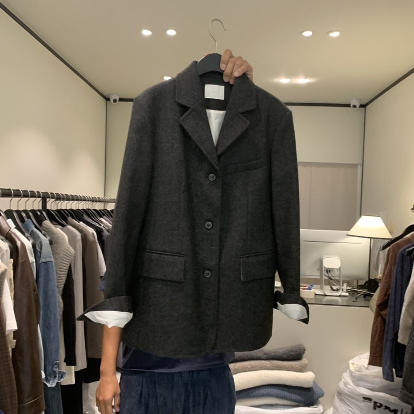 RE STOCK韓國直郵東大門實拍女裝新品24秋冬推薦時尚夾克RE STOCK夾克
