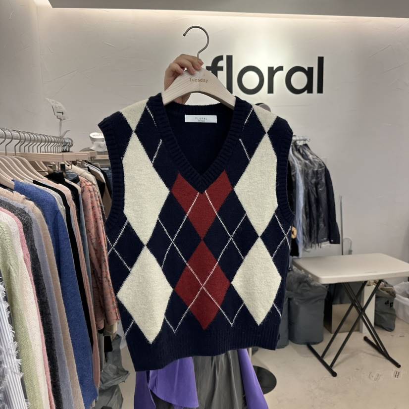 floral韓國直郵女裝新品真品職業休閑人氣時尚熱賣吊帶背心FLORAL吊帶/背心