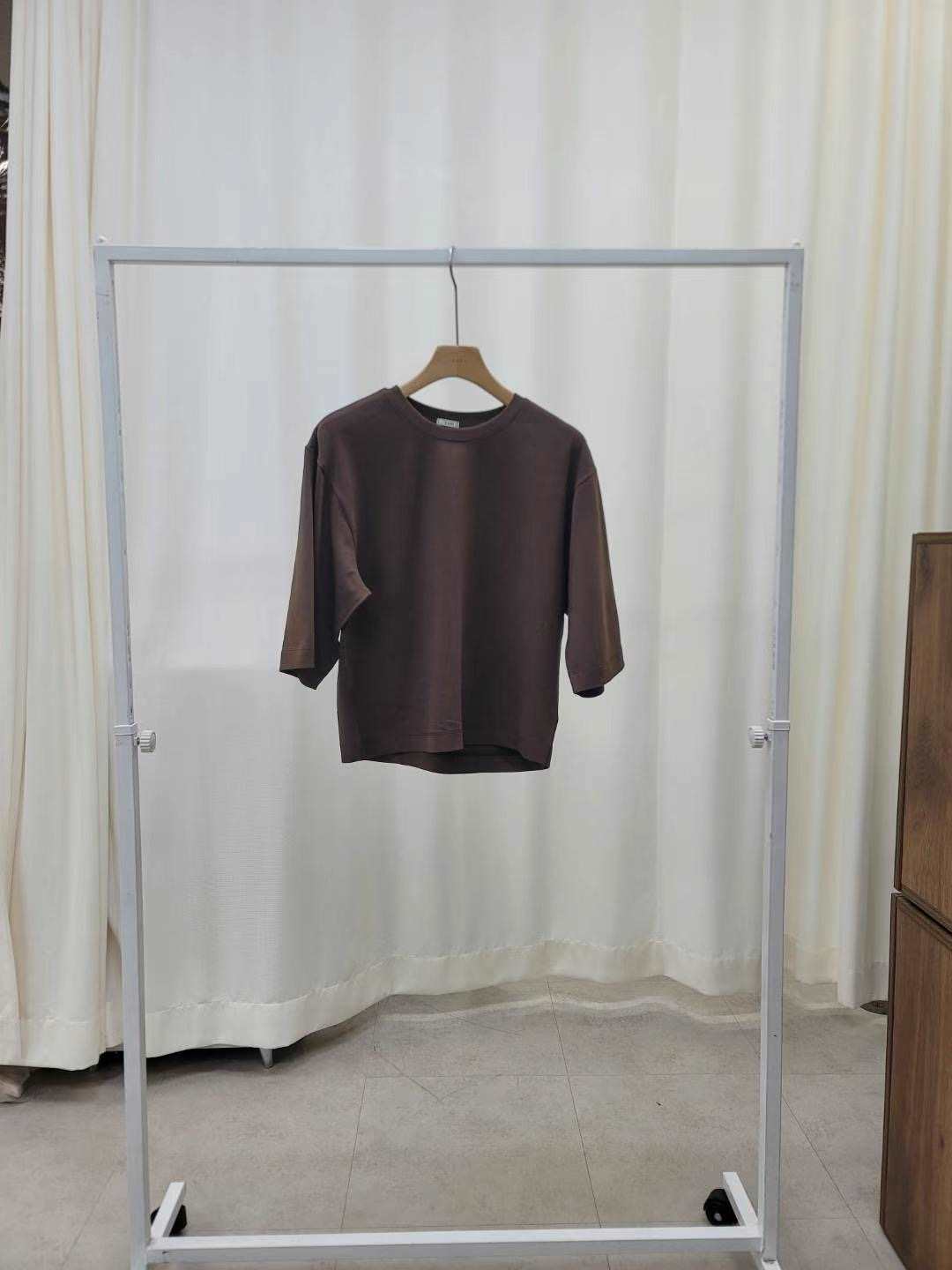 BARISTAR韓國直郵東大門代購女裝新品熱賣24秋冬職業休閑T恤MAY SEVENT恤