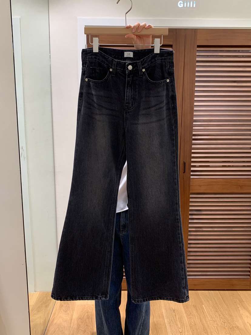 GILLI韓國直郵東大門代購女裝新款熱賣職業真品時尚休閑牛仔褲GILLI牛仔褲