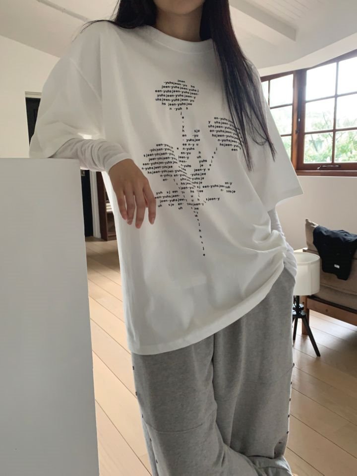 4LEAF韓國直郵女裝新款休閑時尚24秋冬真品推薦人氣熱賣T恤4LEAFT恤