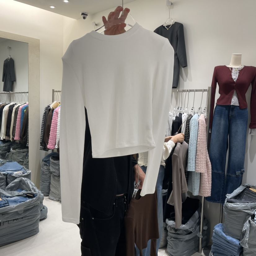 MAGNOLIA36-P韓國直郵女裝新款休閑時尚人氣真品長袖T恤MAGNOLIA36-P長袖T恤