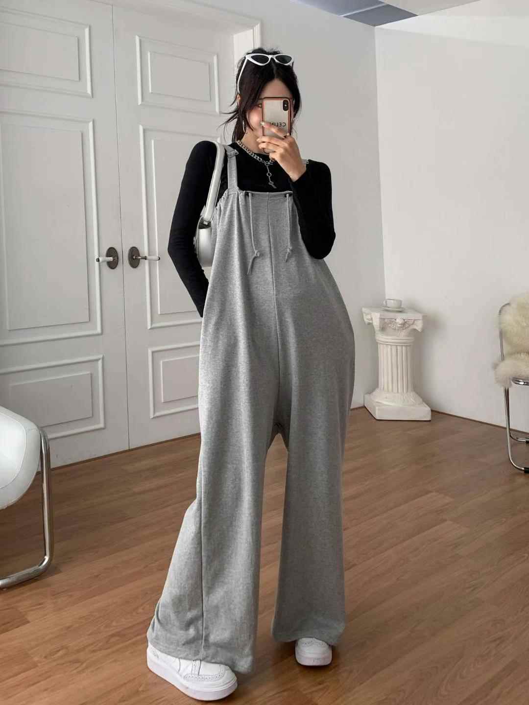 PUNCH直郵韓國代購女裝新品職業24秋冬人氣推薦休閑連體褲PUNCH連體褲