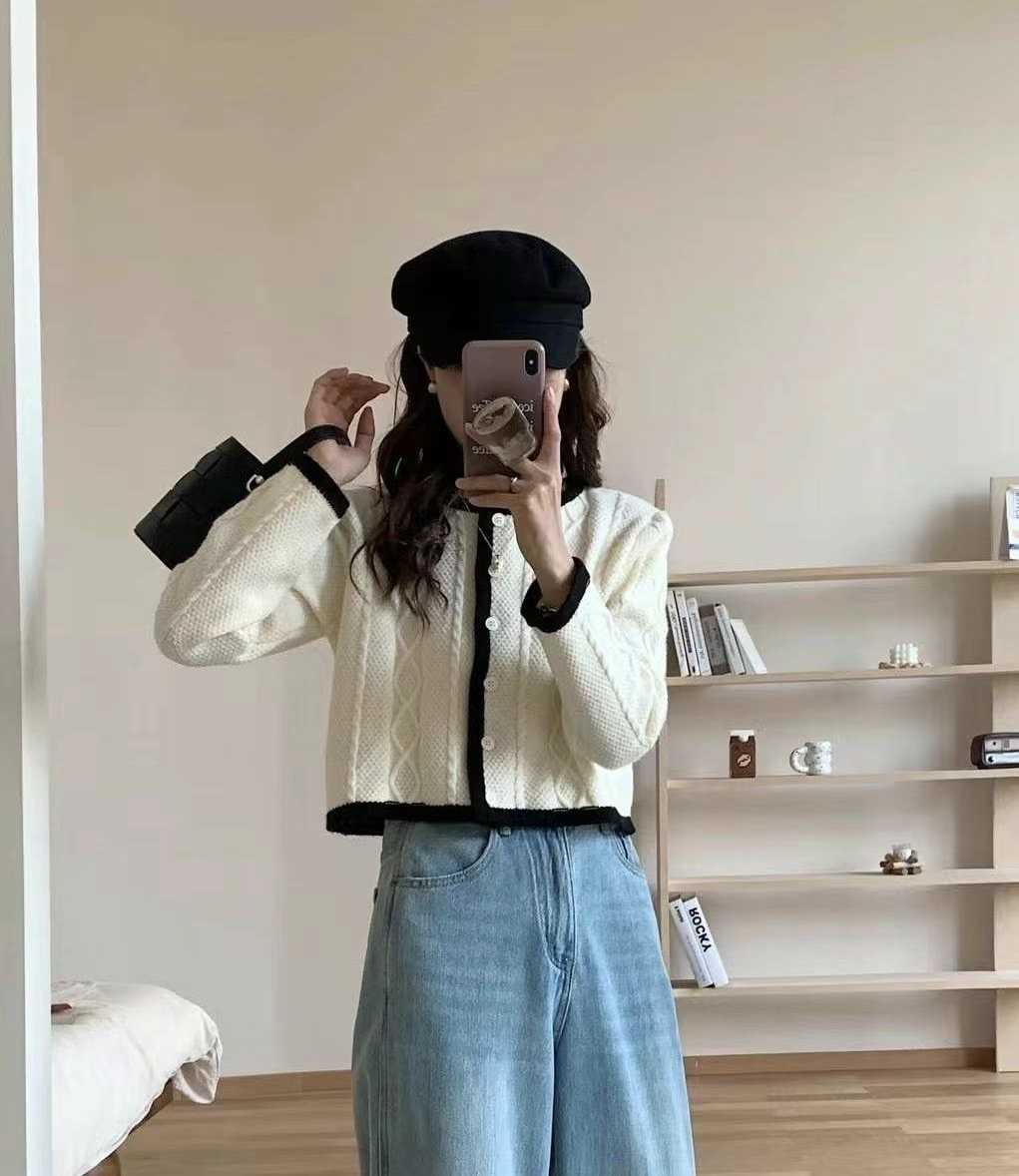 HIT韓國直郵女裝新品休閑推薦熱賣真品人氣24秋冬職業針織衫HIT針織衫