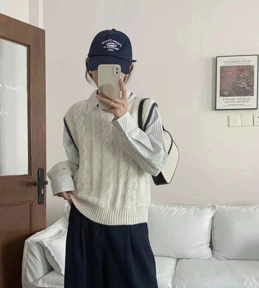 HIT韓國直郵東大門實拍女裝新款真品職業人氣時尚24秋冬吊帶背心HIT吊帶/背心