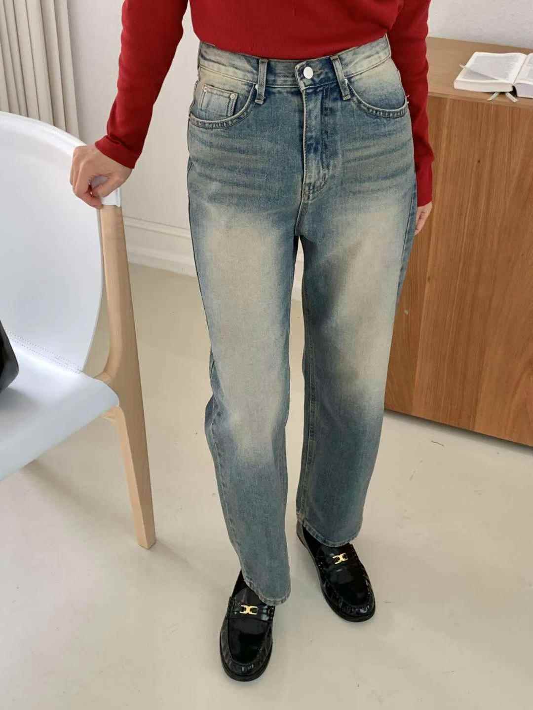 MISSJEAN韓國直郵女裝新款熱賣時尚推薦人氣24秋冬牛仔褲MISSJEAN牛仔褲
