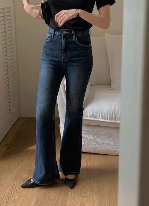 MISSJEAN直郵韓國代購女裝新品熱賣人氣休閑24秋冬牛仔褲MISSJEAN牛仔褲