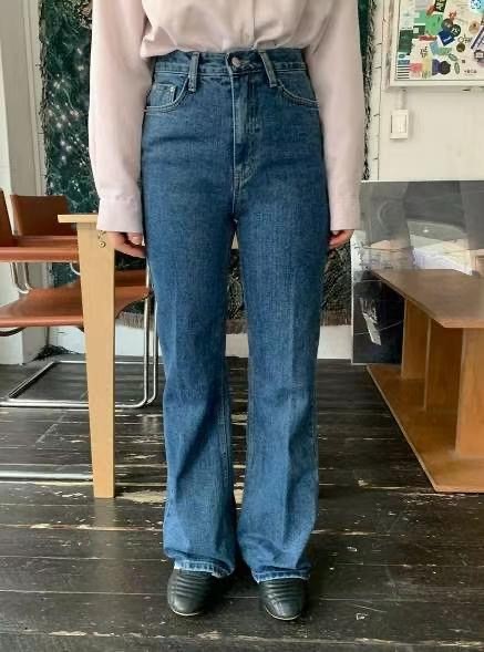 MISSJEAN韓國直郵東大門代購女裝新款24秋冬熱賣真品牛仔褲MISSJEAN牛仔褲