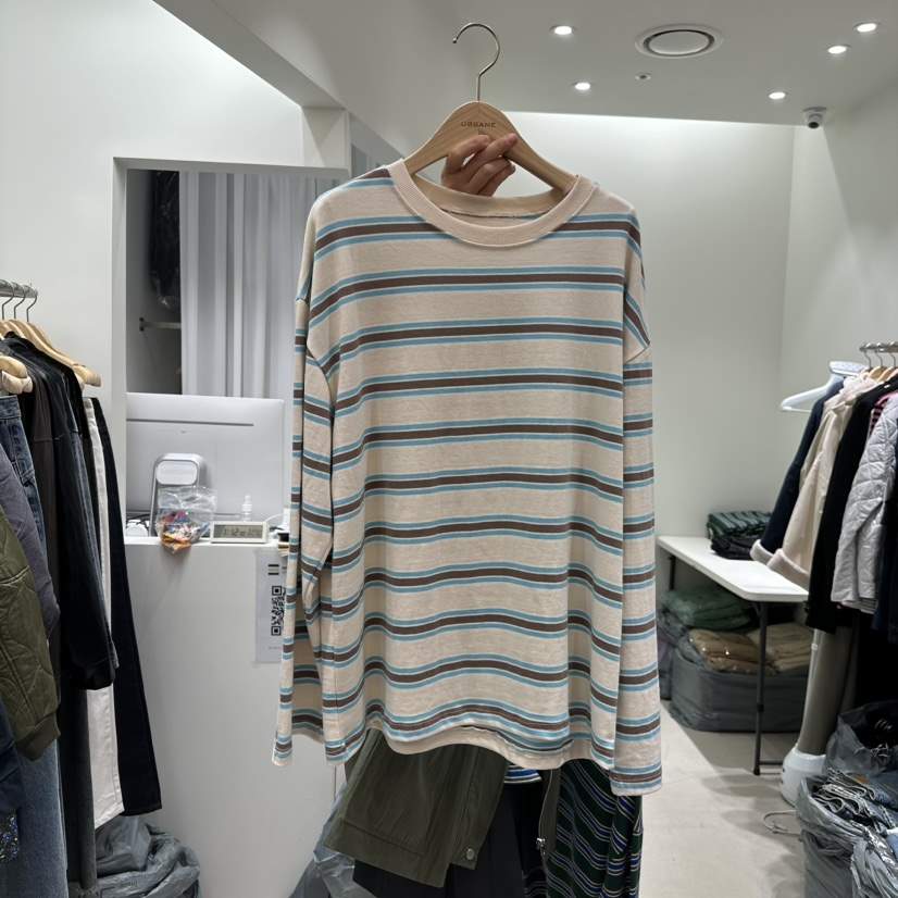 URBANE-P直郵韓國代購女裝新品休閑人氣推薦真品職業長袖T恤URBANE-P長袖T恤