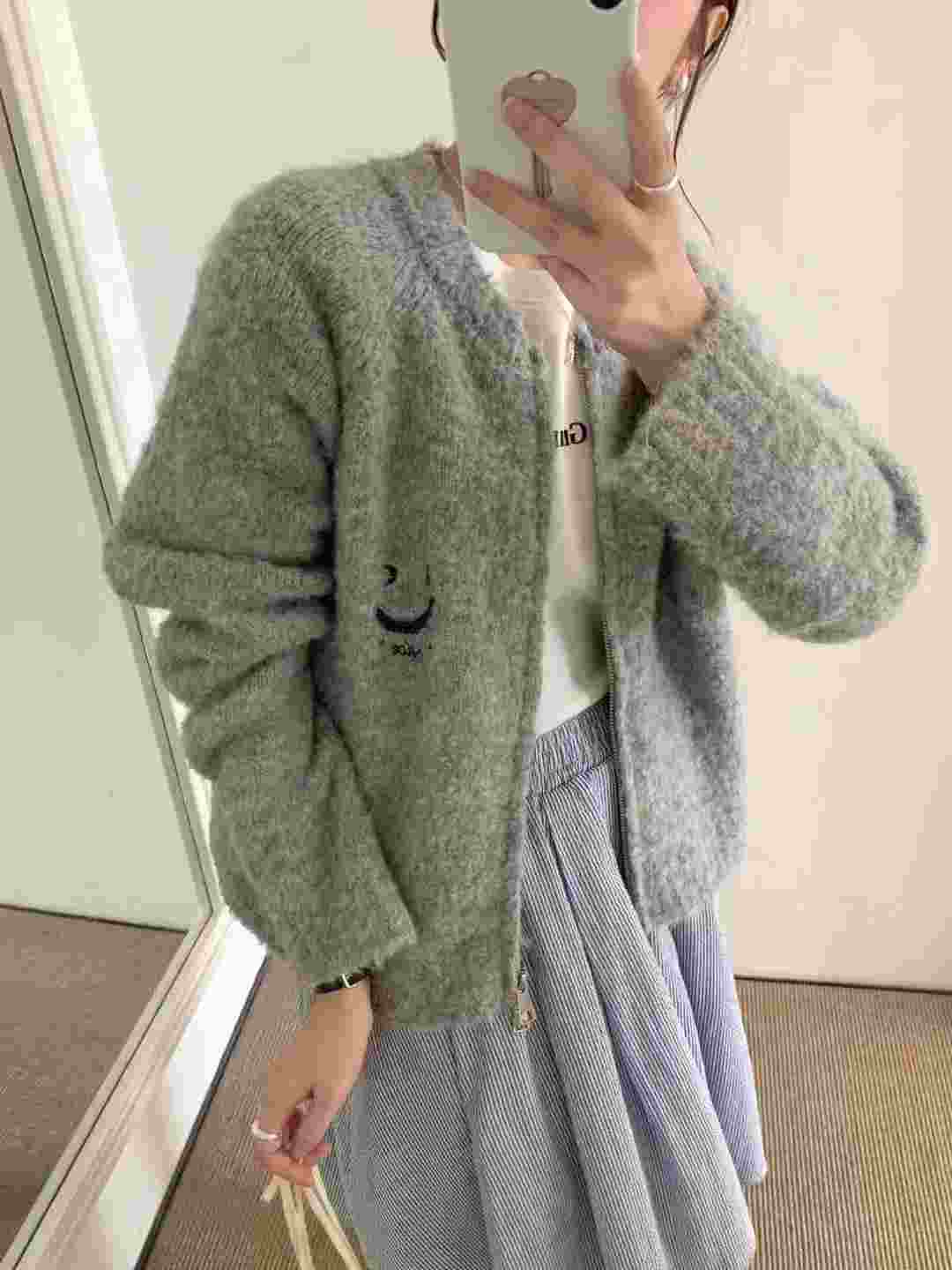 HEIZE_RUNNER直郵韓國代購女裝新款時尚真品24秋冬針織衫HEIZE_RUNNER針織衫