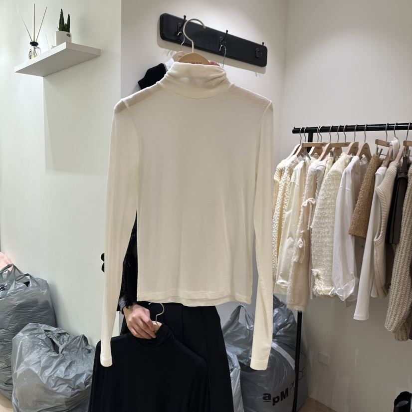 LUBRY直郵韓國代購女裝新品職業推薦熱賣24秋冬休閑長袖T恤NOPROBLEM長袖T恤