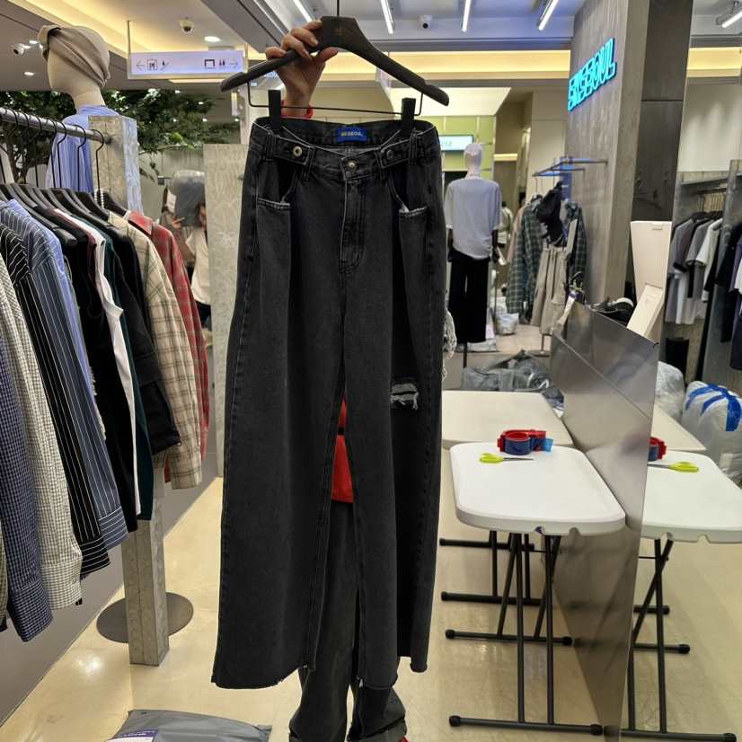 5K SEOUL直郵韓國代購女裝新品推薦熱賣休閑24秋冬牛仔褲5K牛仔褲
