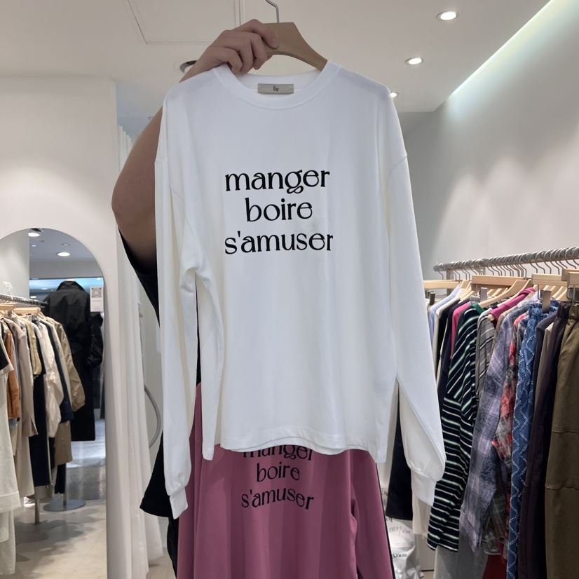 FAR直郵韓國代購女裝新品時尚真品熱賣休閑人氣推薦長袖T恤X-MOOD長袖T恤