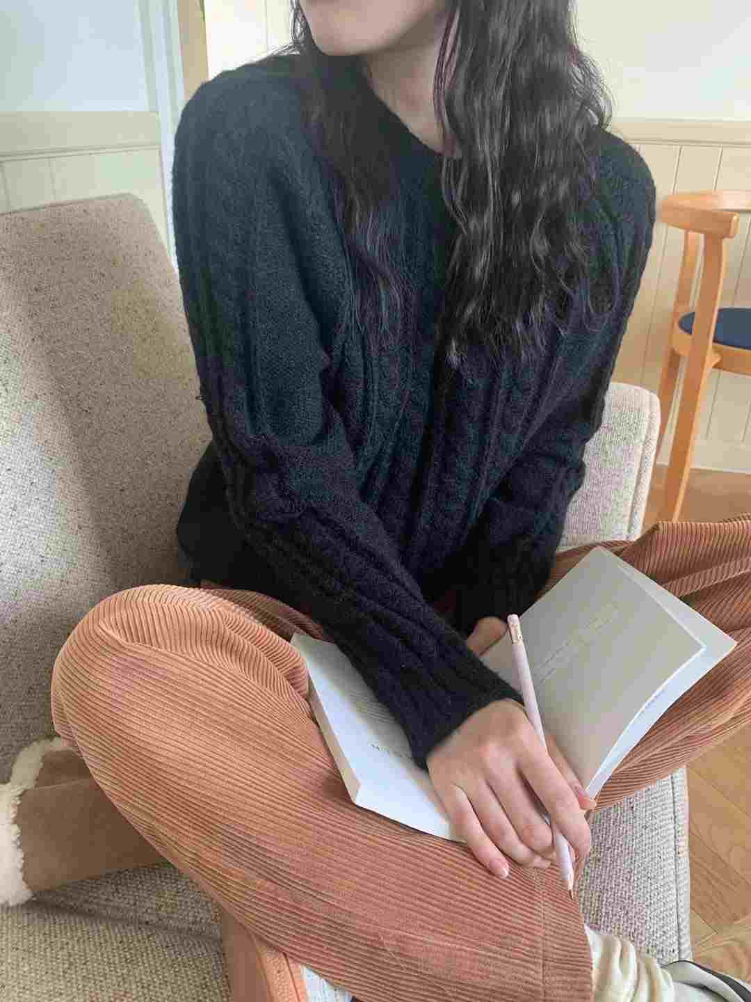 Call my name直郵韓國代購女裝新品時尚推薦真品職業毛衣Call my name毛衣