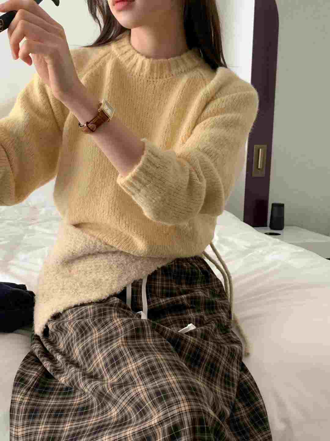 Call my name韓國直郵東大門代購女裝新款人氣真品熱賣毛衣Call my name毛衣