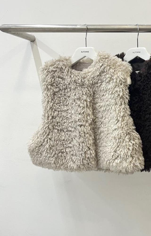 AUTOMNE/HEHR直郵韓國代購女裝新品休閑真品時尚24秋冬馬甲AMY GRACE馬甲