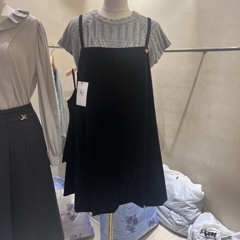 BBABBA-L韓國直郵東大門實拍女裝新品職業人氣真品連衣裙喇叭BBABBA-L連衣裙