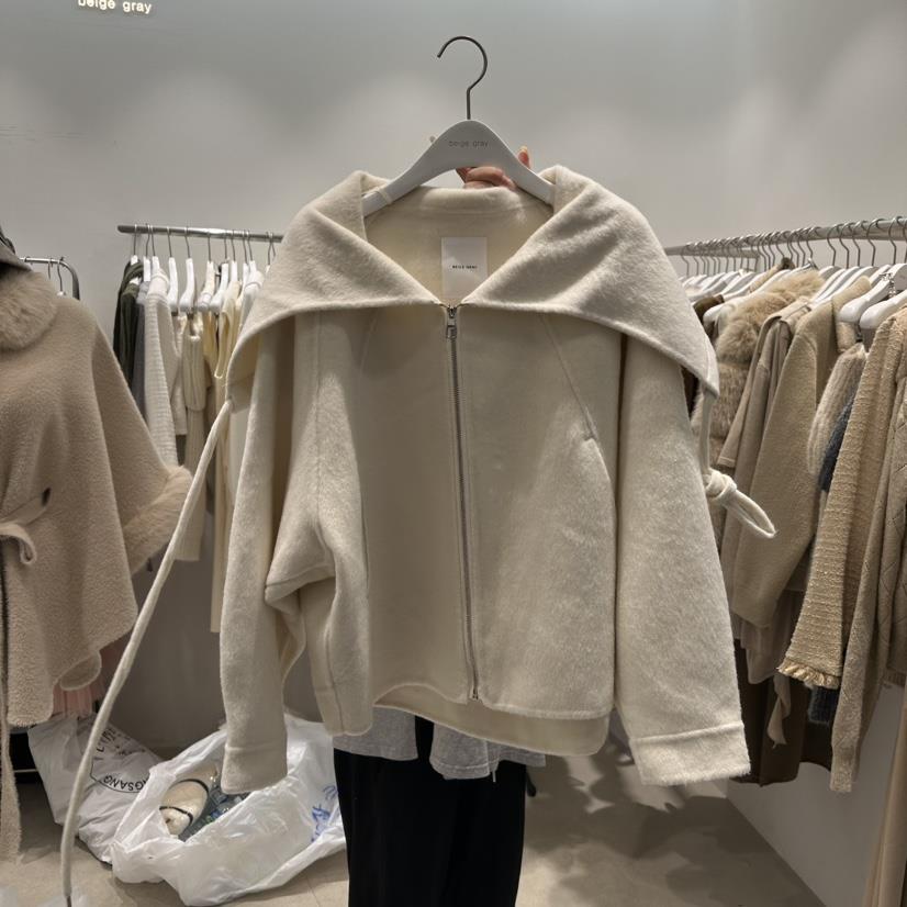 BEIGE GRAY韓國直郵東大門實拍女裝新款職業24秋冬真品夾克BEIGE GRAY夾克