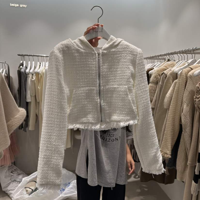 BEIGE GRAY韓國直郵東大門實拍女裝新款時尚職業休閑24秋冬夾克BEIGE GRAY夾克
