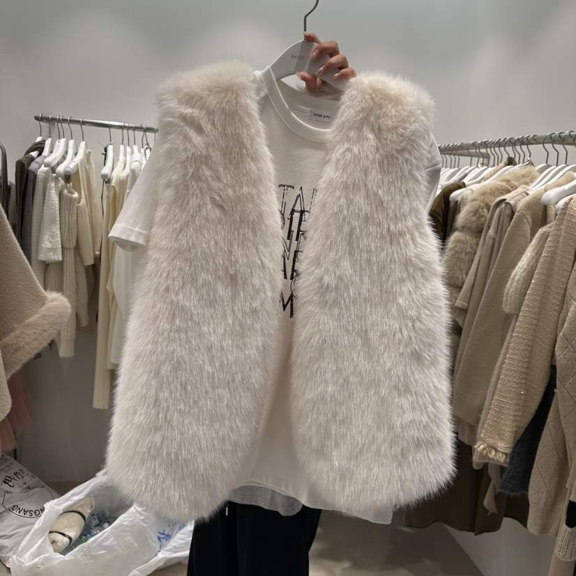 BEIGE GRAY韓國直郵東大門代購女裝新款真品時尚推薦職業馬甲BEIGE GRAY馬甲