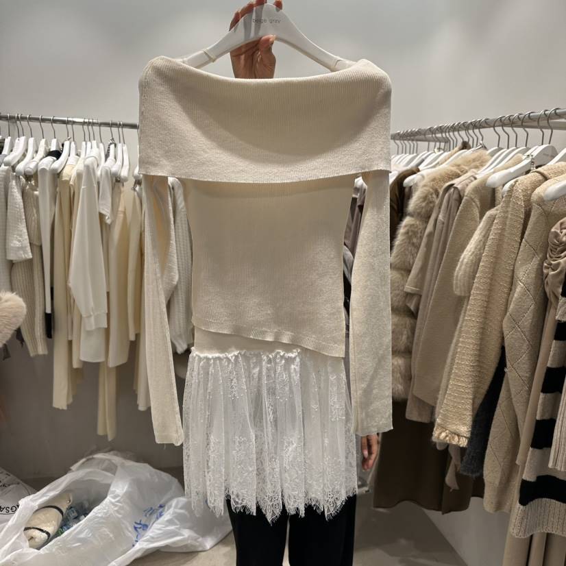 BEIGE GRAY韓國直郵東大門實拍女裝新品時尚人氣套裝兩件套BEIGE GRAY套裝