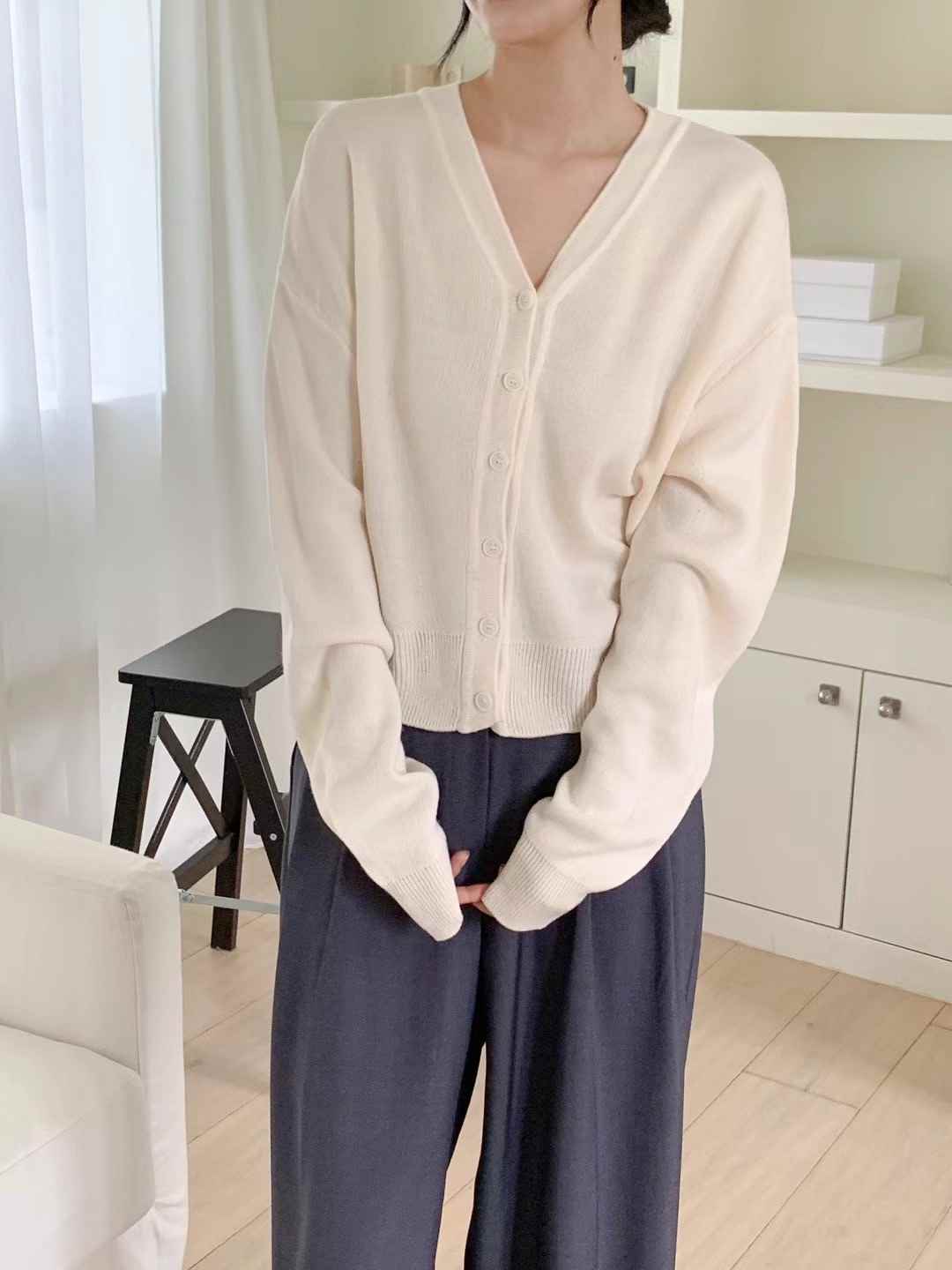 MARI韓國直郵東大門代購女裝新品24秋冬推薦時尚職業針織衫RARASHOW針織衫