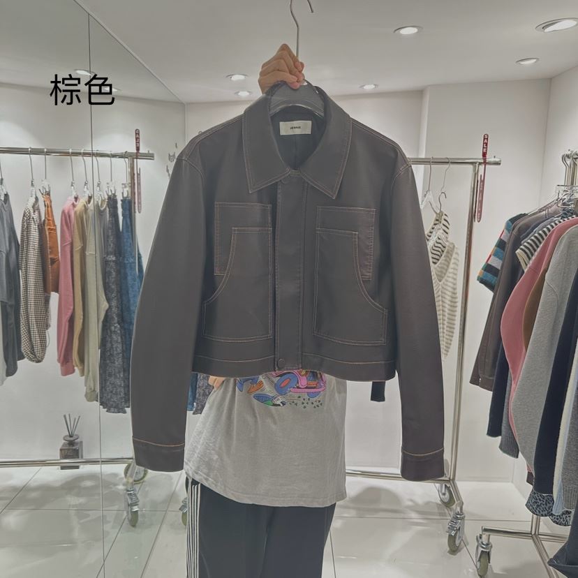 JENNIE韓國直郵東大門實拍女裝新款休閑時尚推薦真品人氣夾克JENNIE/VENEFIT夾克