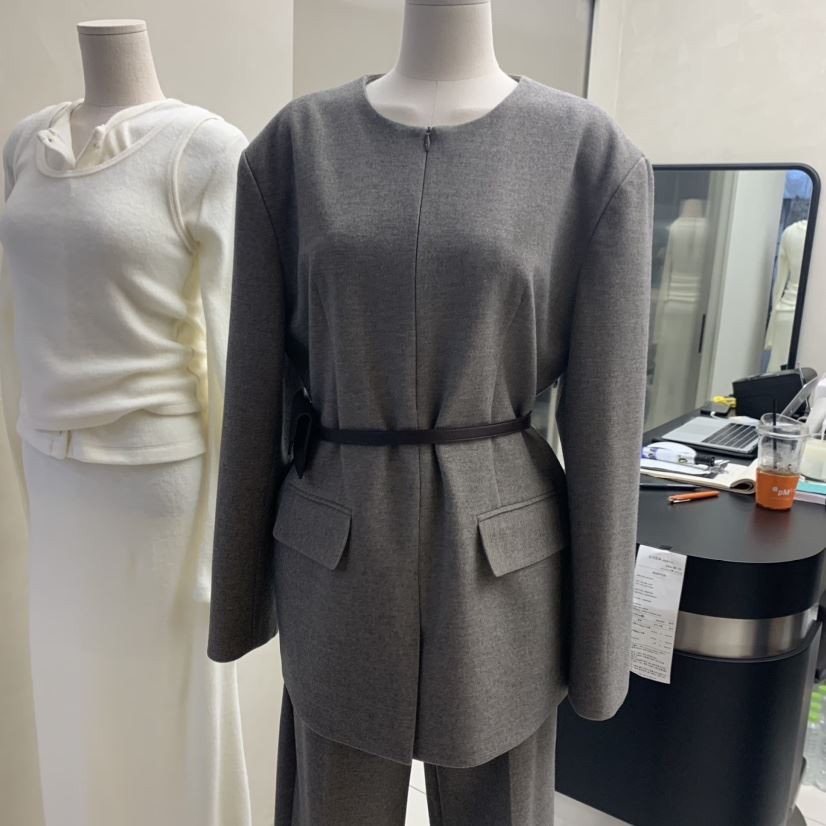 MARINER韓國直郵東大門實拍女裝新品人氣真品24秋冬夾克羊毛MARINER夾克