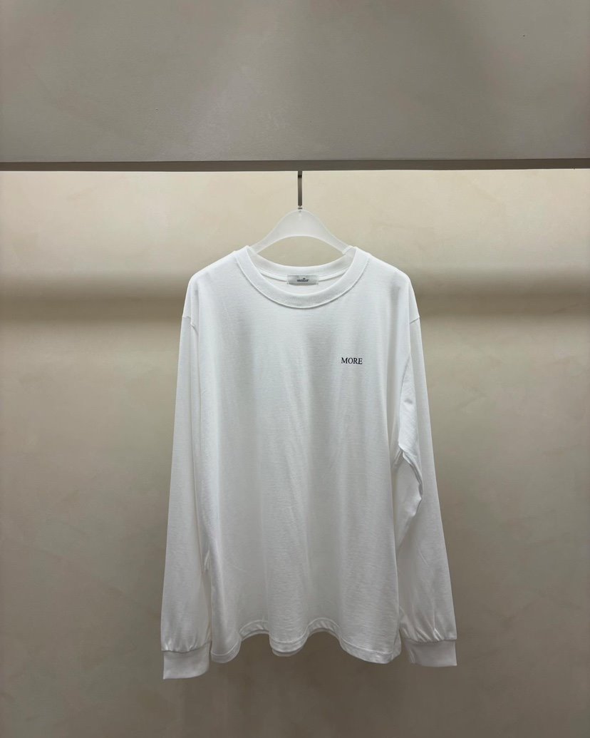 Waller韓國直郵女裝新品24秋冬人氣熱賣推薦職業休閑長袖T恤NOTHING長袖T恤