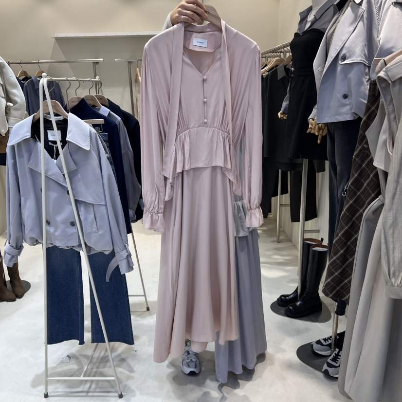 HANNA21韓國直郵女裝新款推薦熱賣休閑職業真品時尚連衣裙HANNA21連衣裙