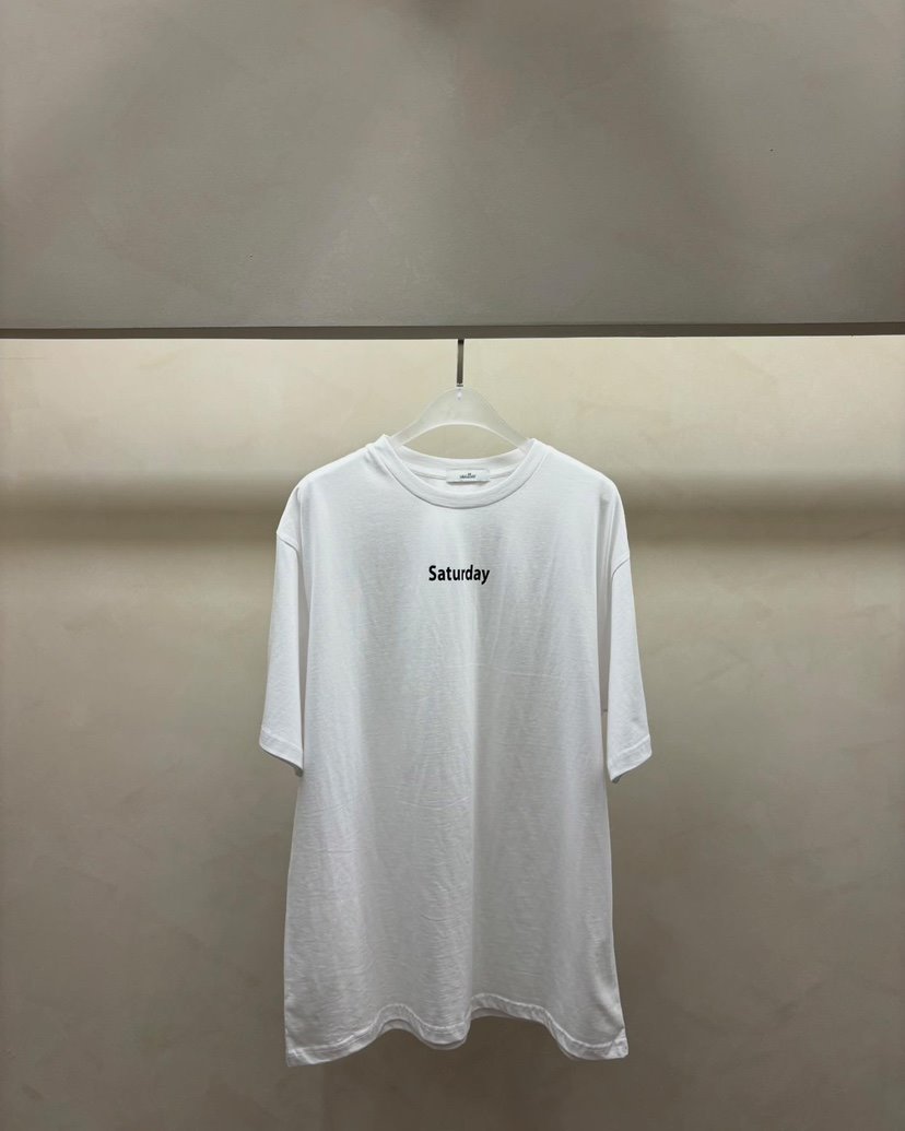 Waller直郵韓國代購女裝新品職業時尚休閑人氣真品推薦24秋冬T恤NOTHINGT恤