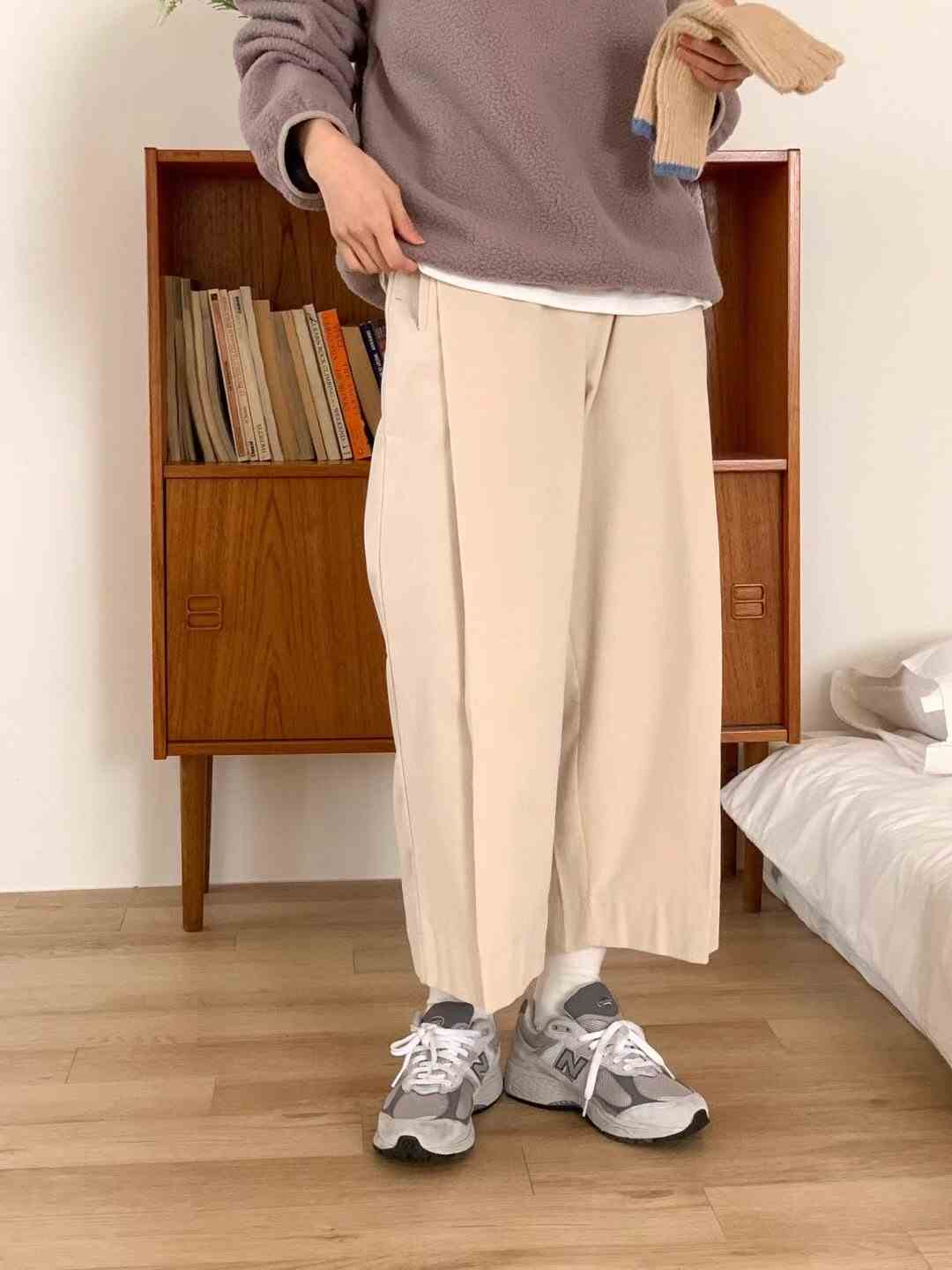NOMAD直郵韓國代購女裝新款人氣24秋冬熱賣休閑職業休閑褲NOMAD休閑褲