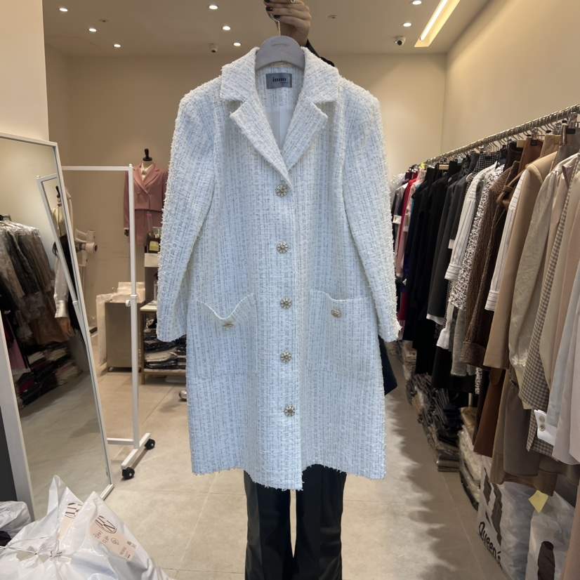 inno韓國直郵東大門代購女裝新品24秋冬時尚職業人氣連衣裙INNO連衣裙