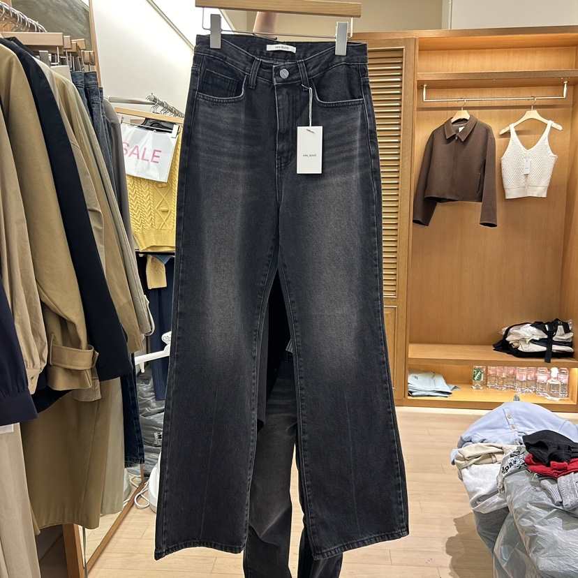 VAN NUVO直郵韓國代購女裝新款休閑職業24秋冬推薦牛仔褲VAN NUVO牛仔褲