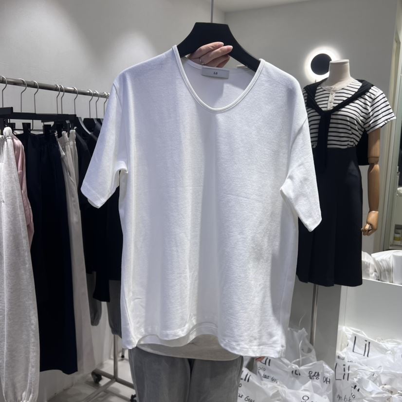 LIL直郵韓國代購女裝新品休閑時尚職業真品推薦熱賣24秋冬T恤LILT恤