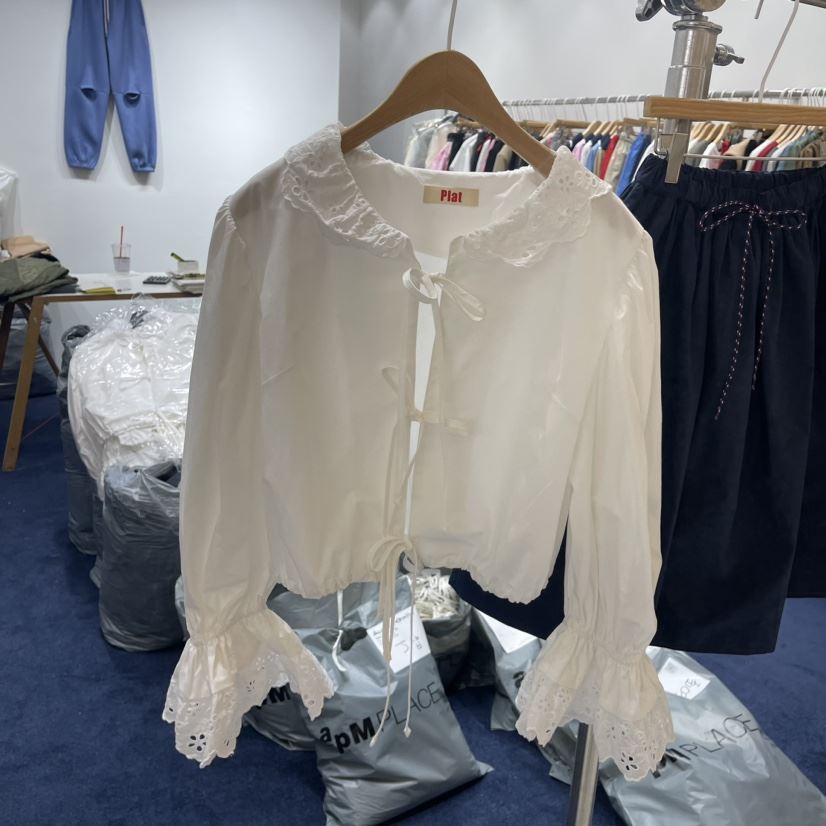 ALICE N GIA/PLAT韓國直郵東大門實拍女裝新品人氣襯衫蕾絲衫蕾絲Platseoul/ALICE N GIA襯衫/蕾絲衫