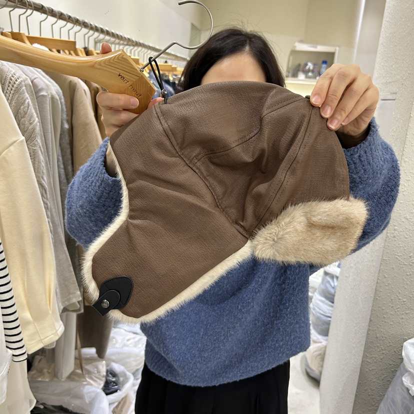 VERT NEUF直郵韓國代購女裝新款熱賣24秋冬職業推薦帽子VERT NEUF帽子