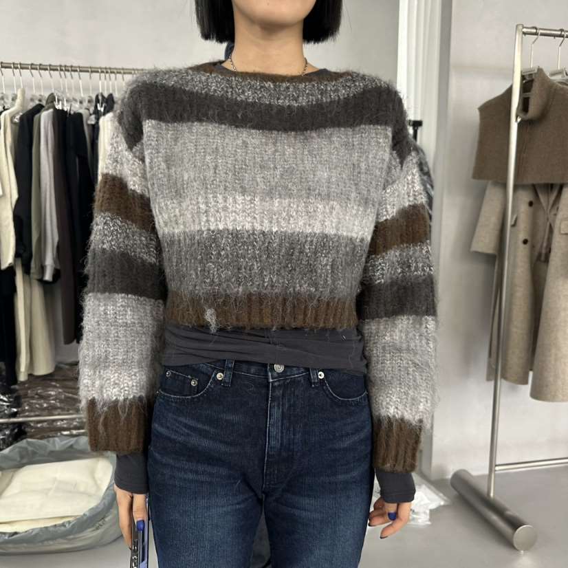 MAISONSTAFF/LE SMOKING韓國直郵女裝新品推薦熱賣針織衫MAISONSTAFF/DOUBLE STANDARD針織衫