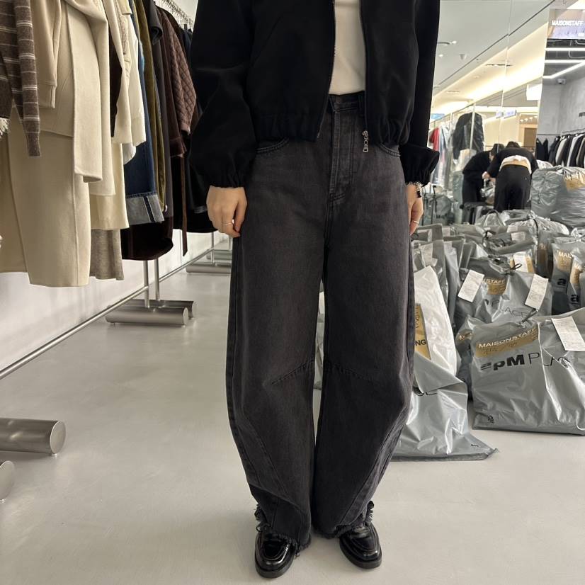 MAISONSTAFF/LE SMOKING韓國直郵女裝新款熱賣時尚牛仔褲MAISONSTAFF/DOUBLE STANDARD牛仔褲