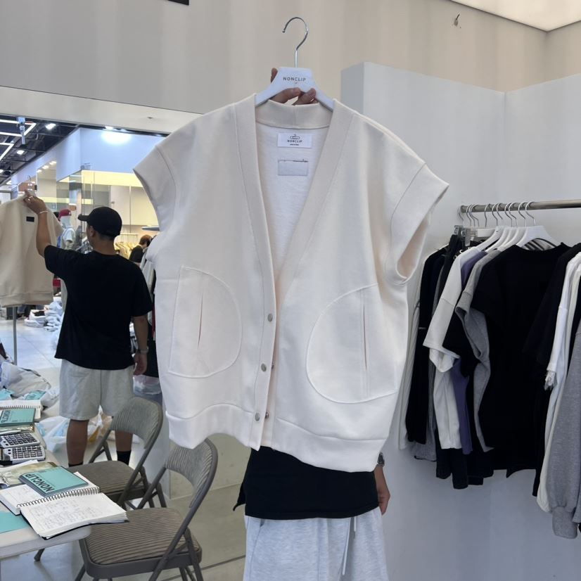 NON CLIP韓國直郵東大門代購女裝新品時尚推薦24秋冬馬甲NON CLIP馬甲