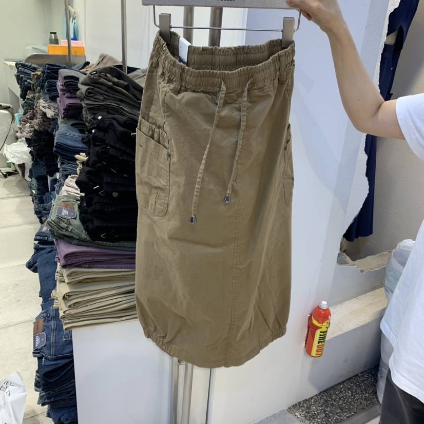 POCKET-Q韓國直郵女裝新款人氣職業熱賣時尚真品休閑24秋冬長裙POCKET-Q長裙