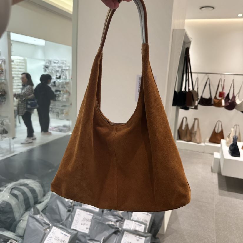 DEAR NI韓國直郵東大門實拍女裝新品休閑單肩斜跨包絨面革DEAR NI單肩/斜跨包