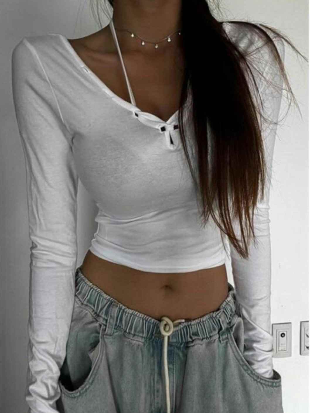 LIP STICK韓國直郵女裝新款休閑人氣職業推薦時尚熱賣長袖T恤LIP STICK長袖T恤